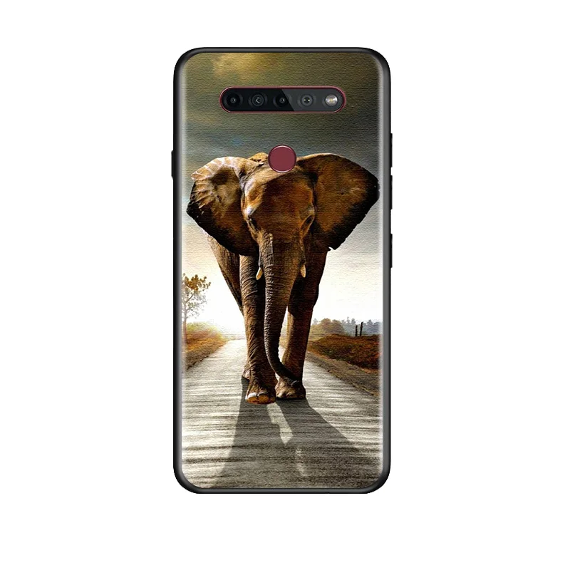 

Animal Wolf Tiger Lion Leopard For LG G8 V30 V35 V40 V50 V60 Q60 K40S K50S K41S K51S K61 K71 K22 ThinQ 5G Phone Case