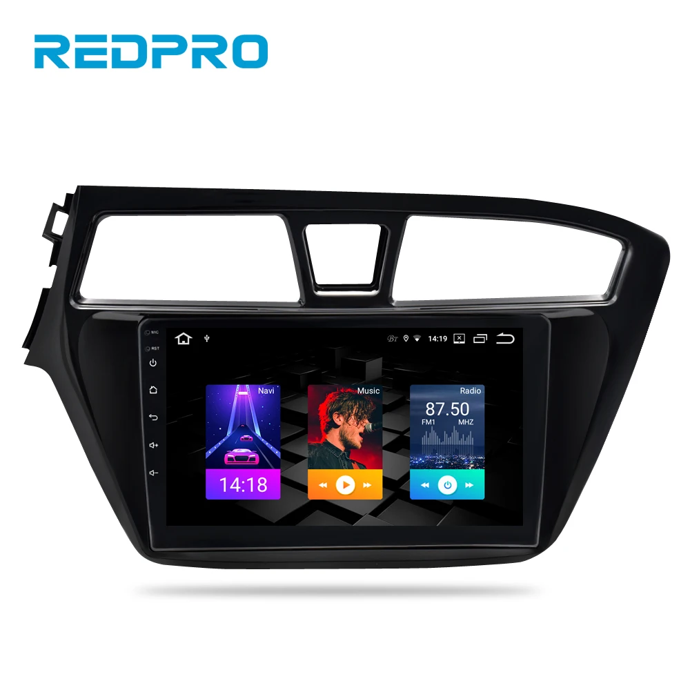 Автомобильный стерео радиоплеер IPS 4G RAM Android 9 0 для Hyundai I20 2014 2017 GPS навигация Авто WIFI