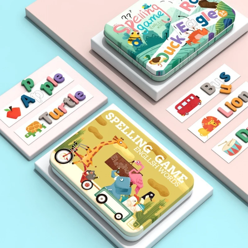 Новинка 2021 года игра для правописания с деревянными буквами красочная