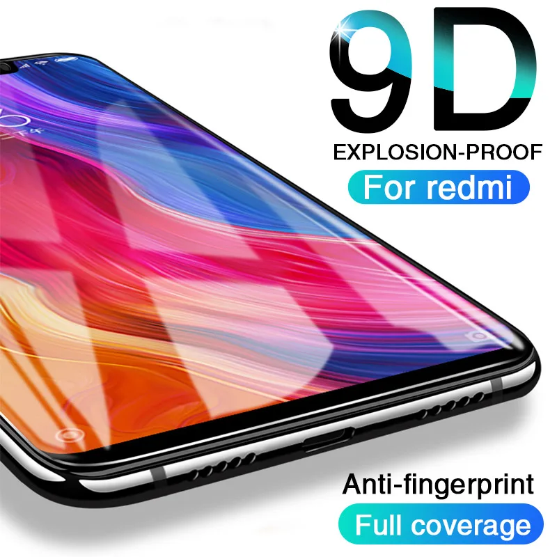 Закаленное стекло 9D для Xiaomi Redmi note 7 Pro 6 5 Plus Защита экрана 6A Защитное 5A|Защитные