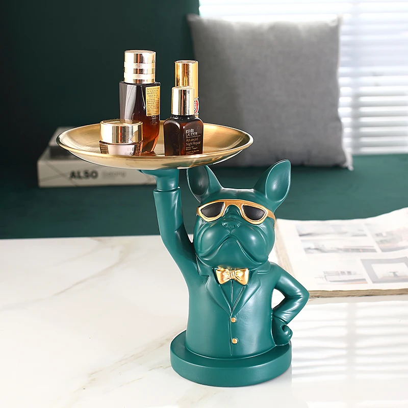 Декор для домашней комнаты статуэтка крутой бульдог скульптура украшение стола