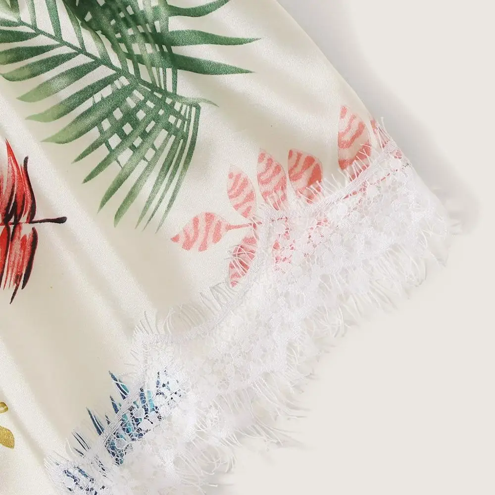 Сексуальное женское нижнее белье с цветочным кружевом сатиновое шелковое
