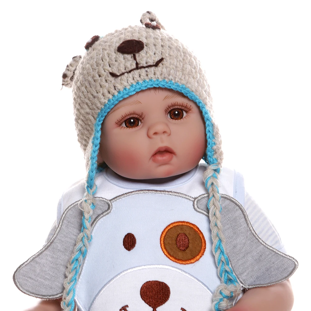 Decdeal Reborn Baby Doll 19 дюймов силиконовый Полный Корпус для малышей сопровождение куклы