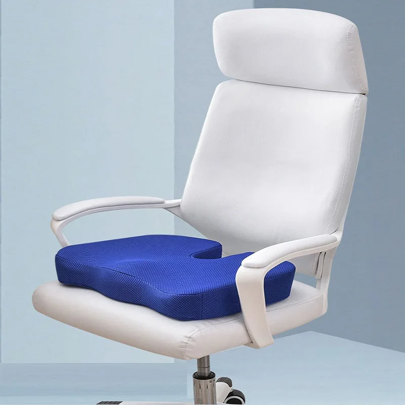 

Memory Foam Chair Cushion Anti-slip Seat Cushion For Office Coccyx Orthopedic Pillow Slow Rebound Pain Relief Hip Massage Pad