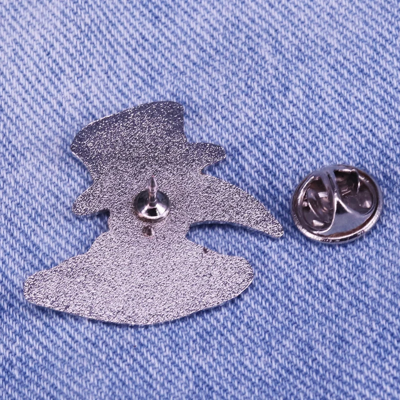 Ворона маска Кнопка булавки джинсовые куртки значки панк винтажные ювелирные