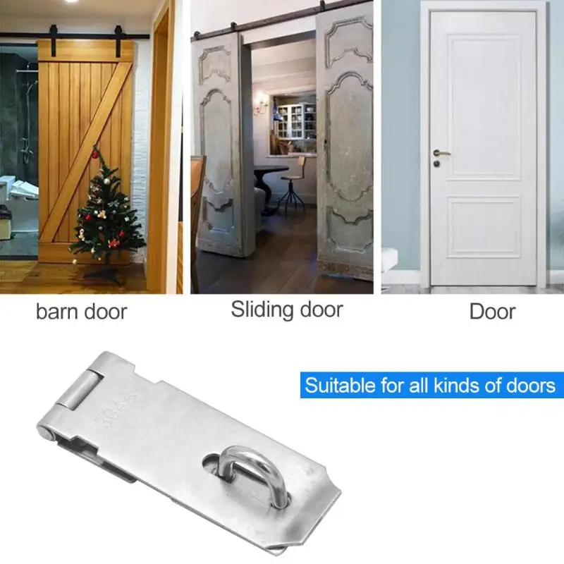 Анти кражи фиксаторами защелки для ящиков Нержавеющая сталь дверной замок