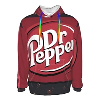 dr pepper 3d printed men hoodies fishing camping hunting dr pepper ottersmile vector drink red steins gate steins gate