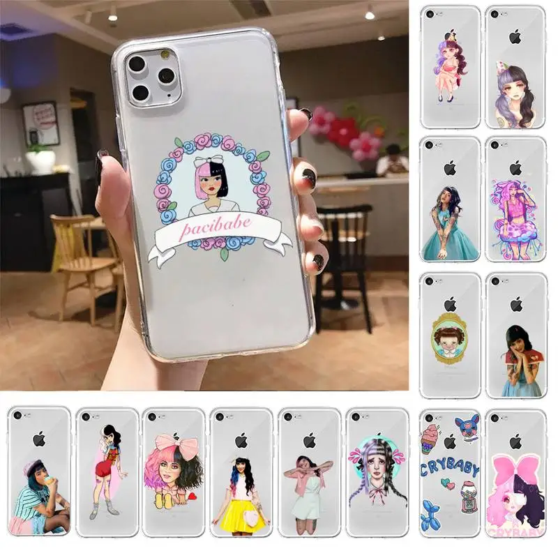 

YNDFCNB Melanie Martinez Phone Case For iPhone X XS MAX 6 6s 7 7plus 8 8Plus 5 5S SE 2020 XR 11 11pro max Clear funda Cover