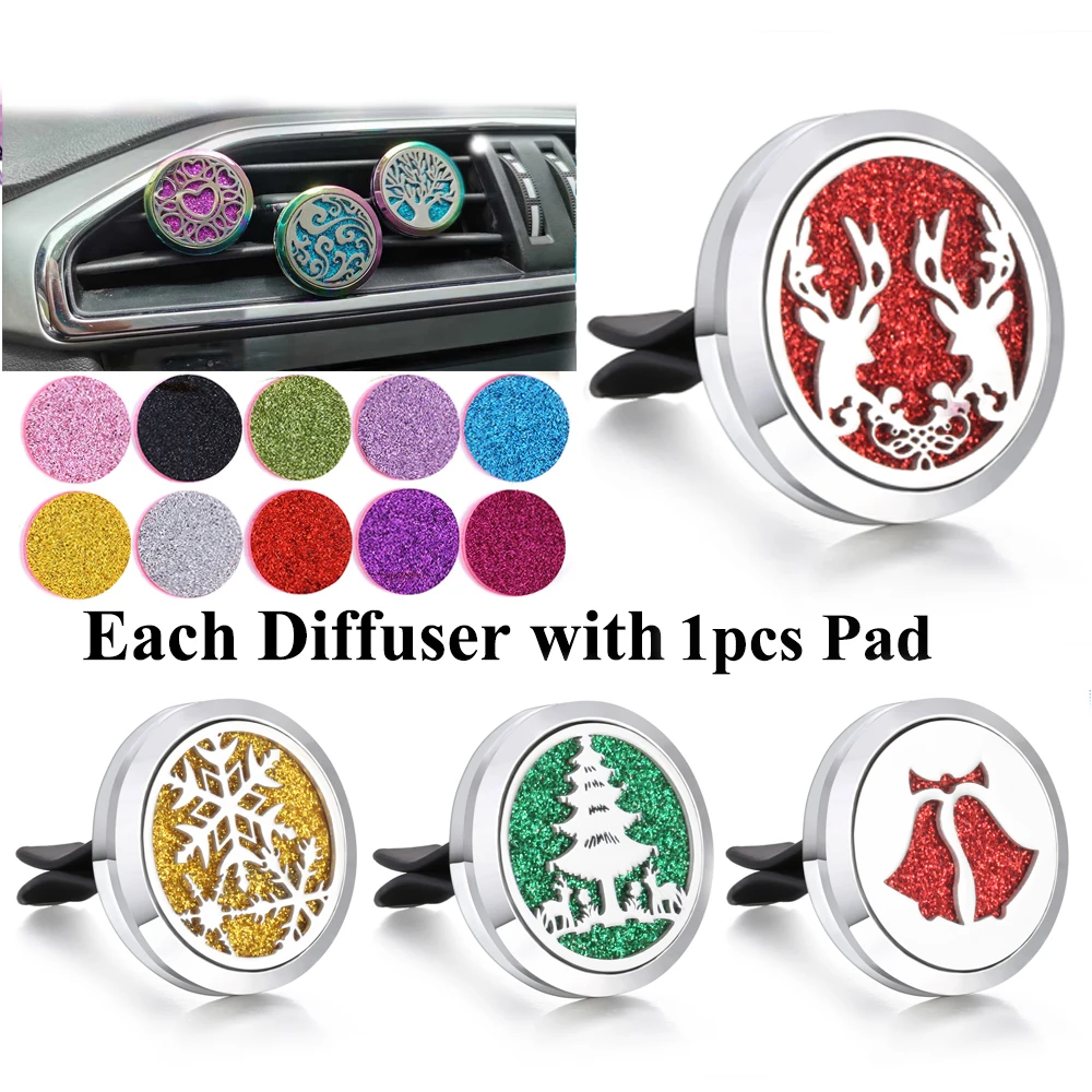 Новый снежинка лося духи ювелирные изделия автомобильный парфюмерный диффузор