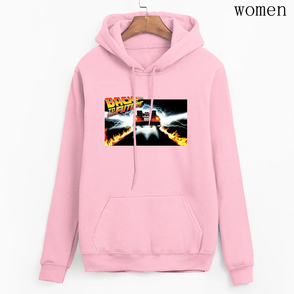 

Back To The Future Hooded Ladies Fashion Harajuku Women's Sweatshirt Leisure Outwear Clothing Long Sleeve 2020 Fleece Moletom