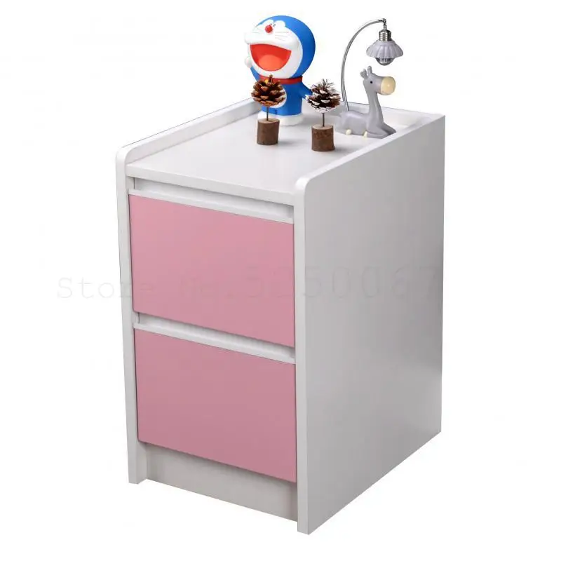 Прикроватный шкаф без установки маленький узкий скандинавский детский мини на