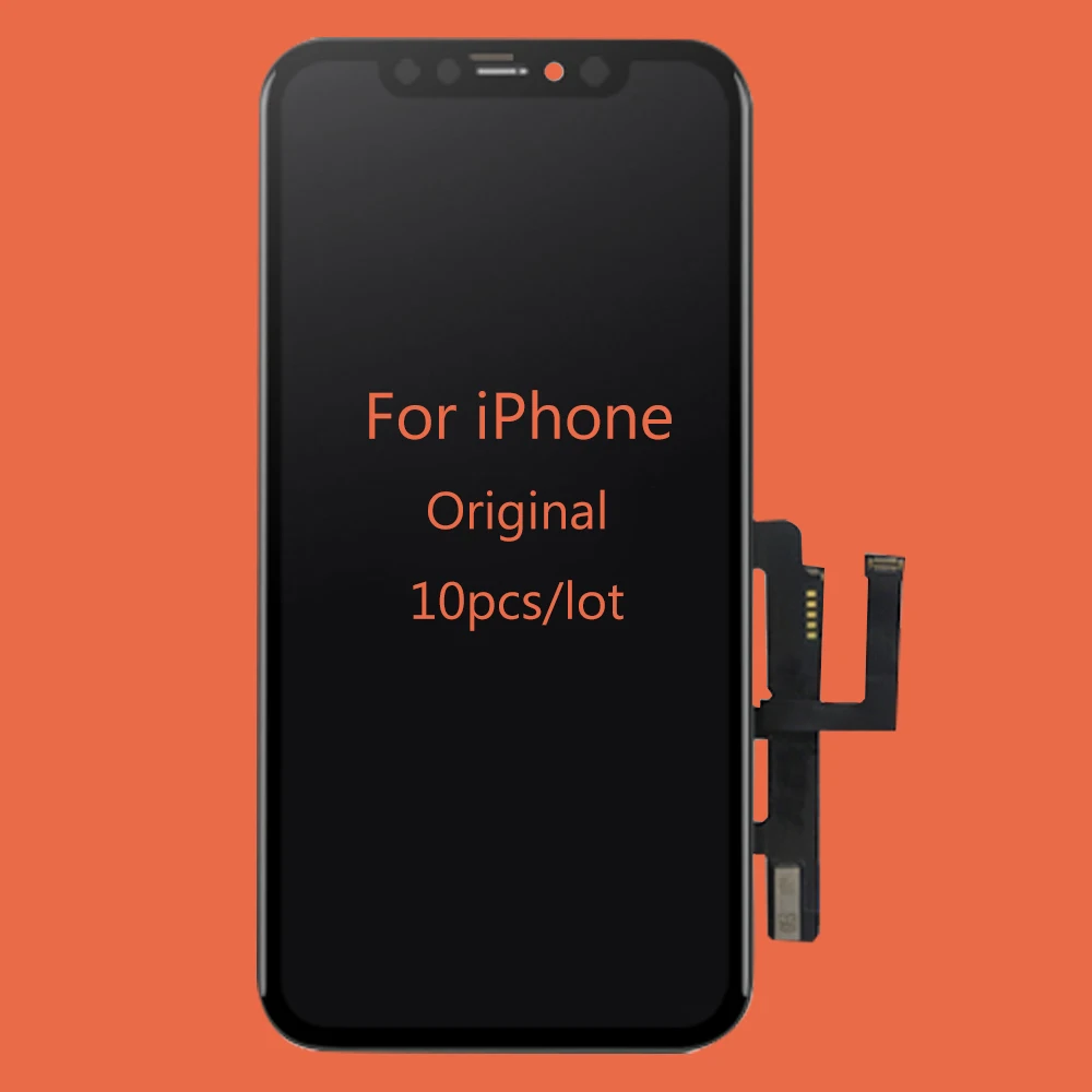 10 шт./лот оптовая продажа Оригинальный ЖК-дисплей для iPhone X XR XS max 6 7 8 6S Plus OEM LCD