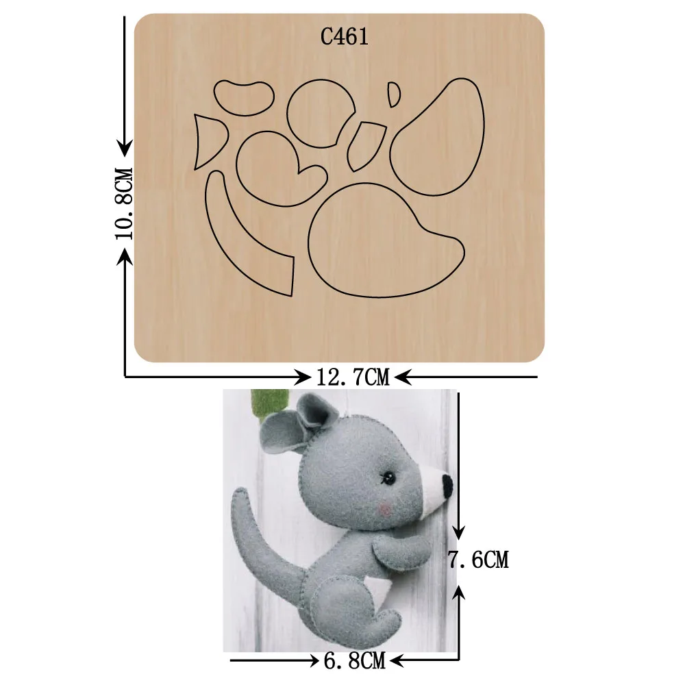 Новые деревянные штампы для скрапбукинга C 461 разных размеров|Вырубные штампы| |