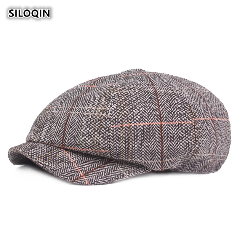 Новинка 2019 модная женская хлопковая кепка газетчика регулируемый размер