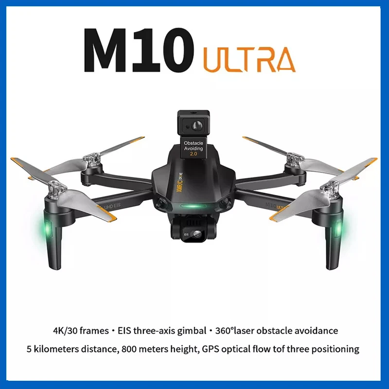 

XMRC M10 Ultra Drone 4K Profesional Three-axis Gimbal Super 360-Degree Laser Obstacle Avoidance Optical Flow Positioning Drone