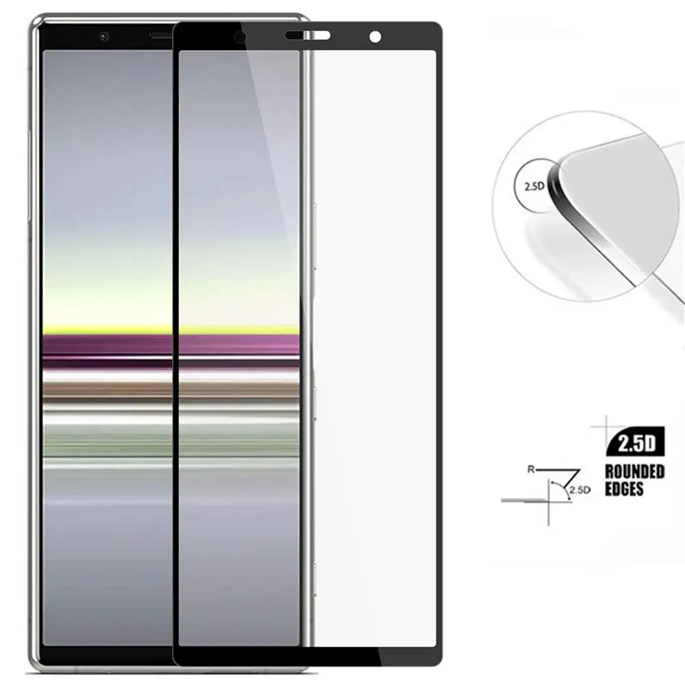3 шт полное закаленное стекло для sony Xperia 5 6 1 "протектор экрана 3D изогнутый 9H