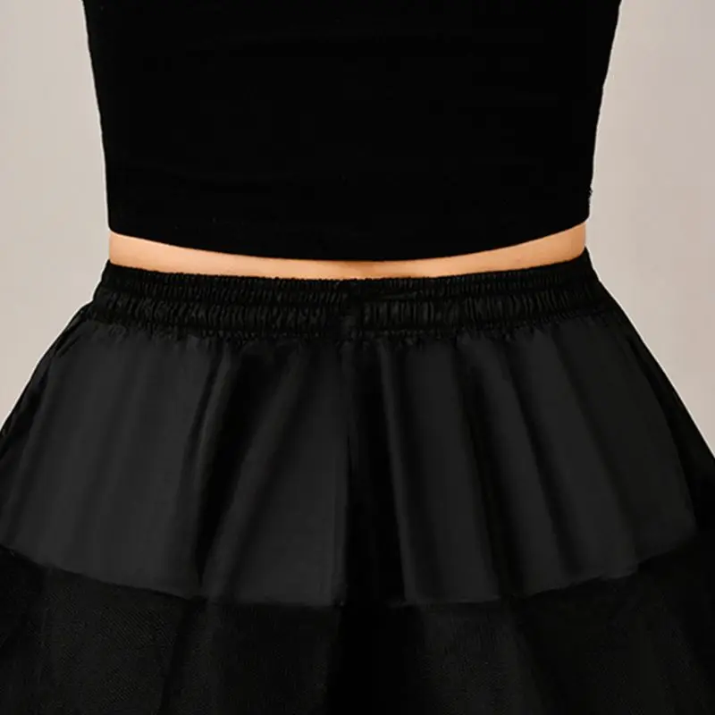 

3-layer Hard Net Soft Support no Hoop Wedding Dress Fluffy Petticoat Bridal Wedding Lining Skirt Ladies Women Slip Skirts