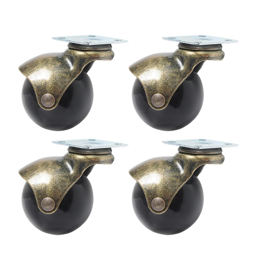 Колесики мебельные универсальные 1 5/2 дюйма 4 шт. | Мебельные ролики