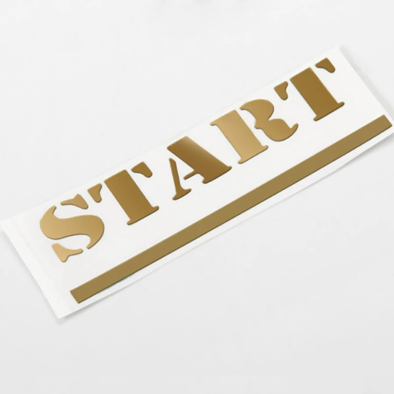 

Car Styling Accessories START Cover Decorative Stickers Modified Decoration For Tesla Model 3