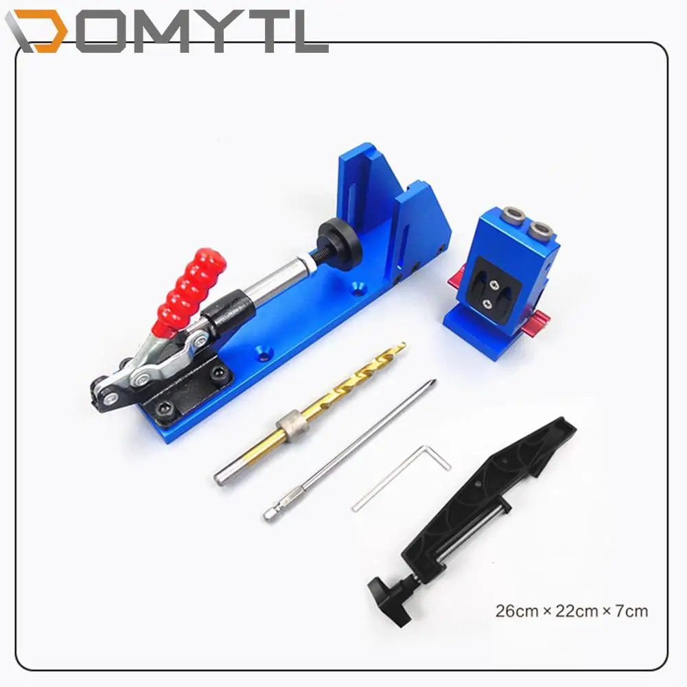 

Woodworking Angle Hole High Quality 9.5mm Hole Punch Aluminum Alloy Angle Hole Positioner Woodworking Diy Auxiliary Tool