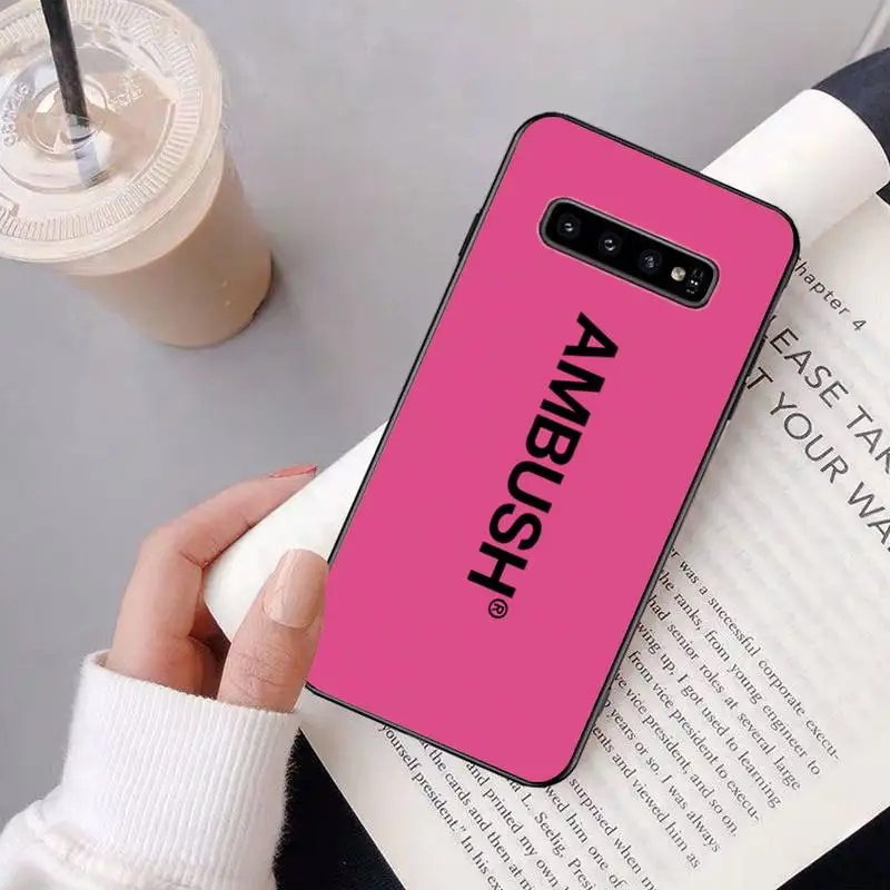 

AMBUSH Japan Trend Brand Case Coque Fundas for Samsung Galaxy S10 E S20 Ultra S8 S9 PLUS J6 Cover Accessories