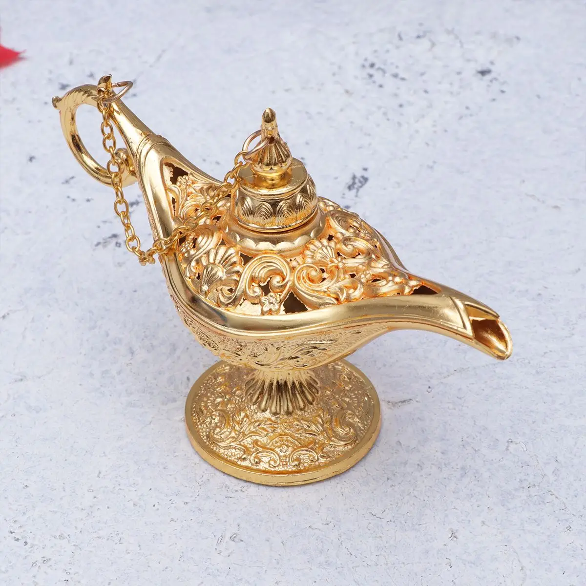 1 шт. ароматическая горелка Aladdin лампа желая лампа металлическая ароматическая печь Ароматический диффузор настольное украшение ароматическая горелка для дома и офиса