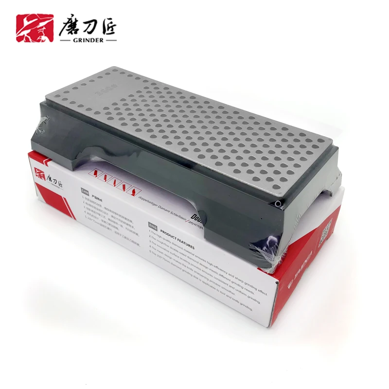 

TAIDEA Big Size Diamond Grindstone Double-side Sharpening stone 360/600Grit Professional Knife Sharpening System Wetstone