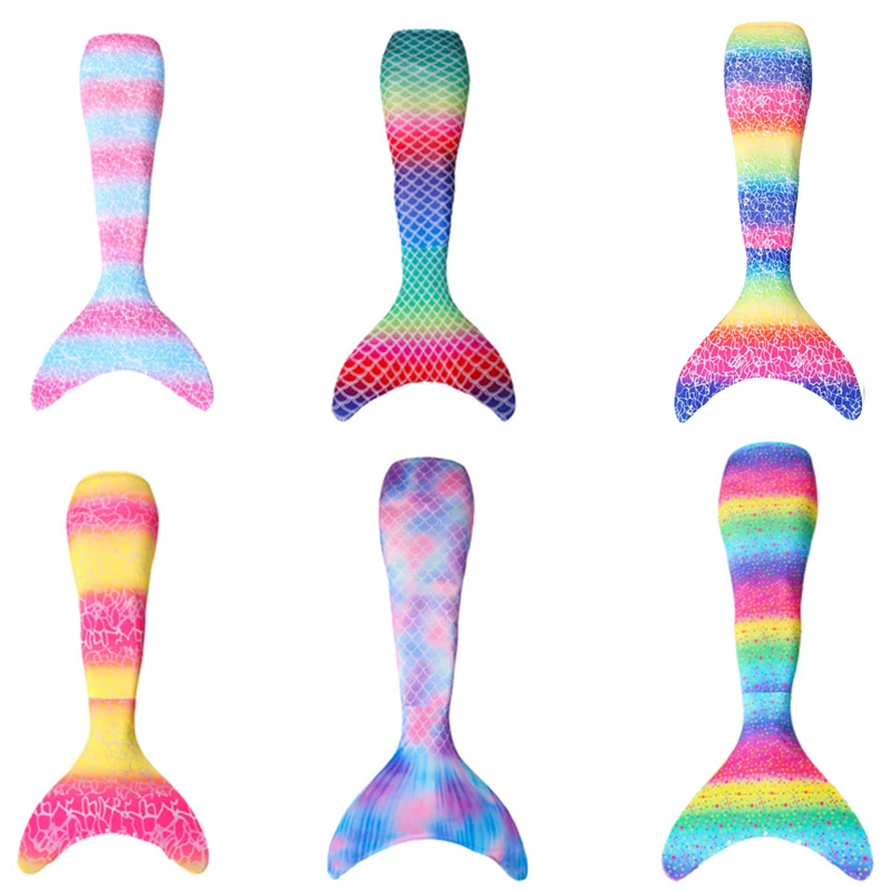 

New Swimmable Mermaid Tail Girls Women Swimming Bating Suit Mermaid Costume Swimsuit Can Add Monofin Fin Split Swimwear C30C23