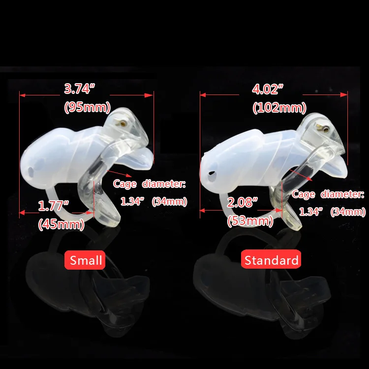 Клетка для петуха HT v3 маленькая стандартная силиконовая клетка с фиксированным