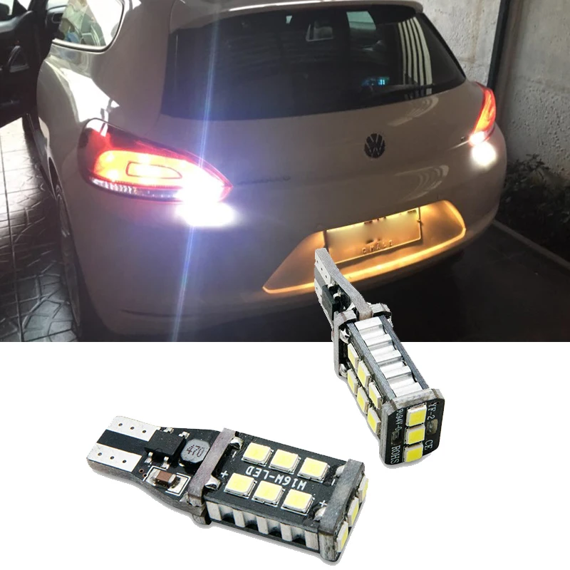 2x CANBUS W16W T15 Светодиодная лампа для VW Polo Golf 4 5 7 6 Beetle Passat B5 B6 B7 T5 Touran Bora T4 Skoda