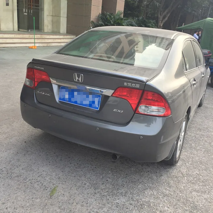 Спойлер для Civic 2006-2011 спойлер Honda HDB из АБС-пластика заднее крыло автомобиля