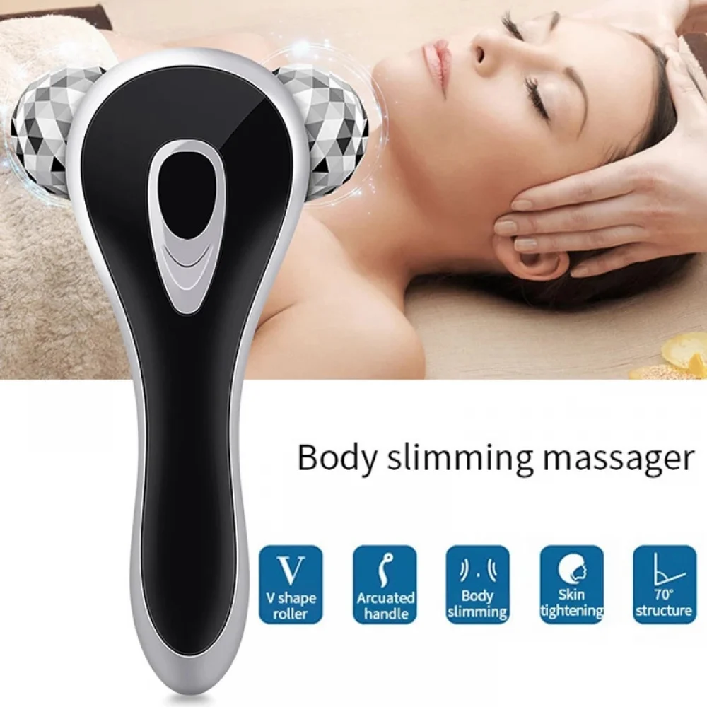

Y Shape 3D Roller Massager Facial Handheld Massage Wrinkle Remover Face-lift Roller Body Relaxation 360 Rotate Skin Care Tool