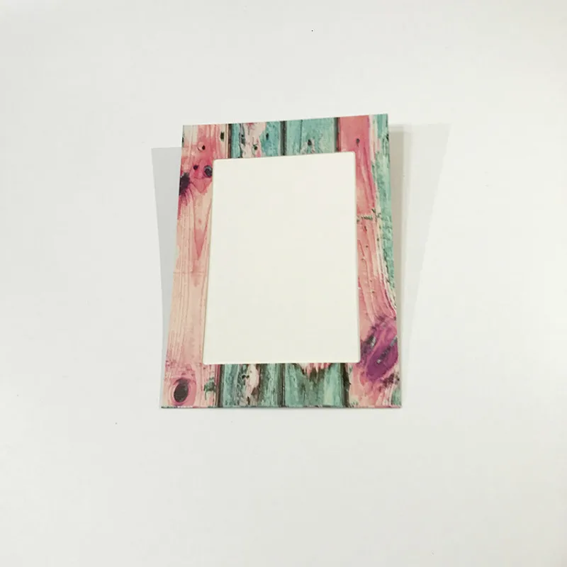 9 шт. фоторамка 7 дюймов Оригинальное Дерево Зерно ветер подвеска настенная