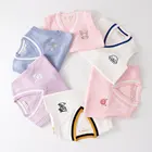 Свитер с вышивкой милого кролика панды свиньи Жилет Модная школьная одежда для девочек Осенняя японская Мягкая форма JK в стиле преппи вязаная одежда