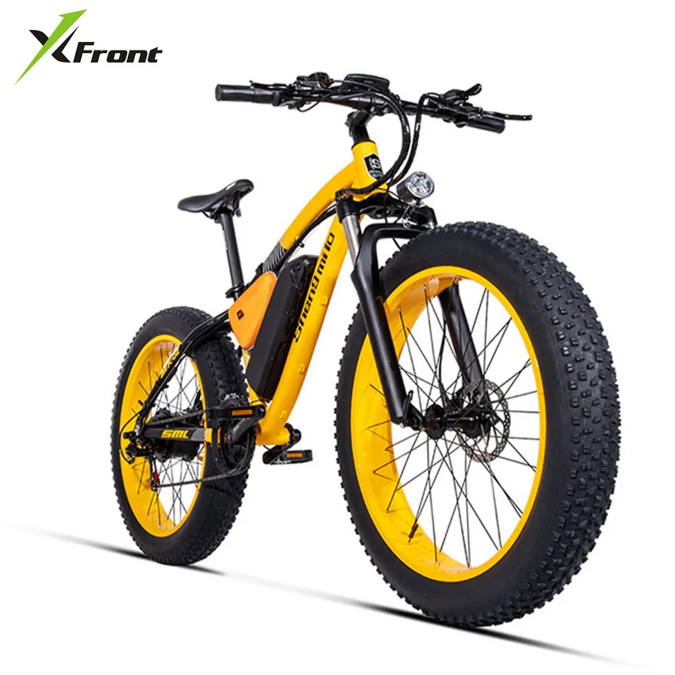 Online NEUE X-Vorder Elektrische Fahrrad BAFANG 500W 48V17AH Motor Hydraulische Bremse 26*4,0 Fett Reifen Strand Ebike Schnee Berg Bicicleta Eletrica