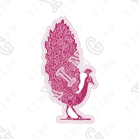 2022 new posing peacock metal cutting dies crafts accessories scrapbooking decoration embossing molds diy greeting card handmade