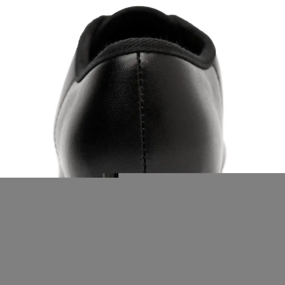 Women's Split Sole Jazz Tap Dance Shoes Leather Material Tap Shoes Adult/Unisex Lace Up Tap Dancing Shoes for Women Ladies Girls