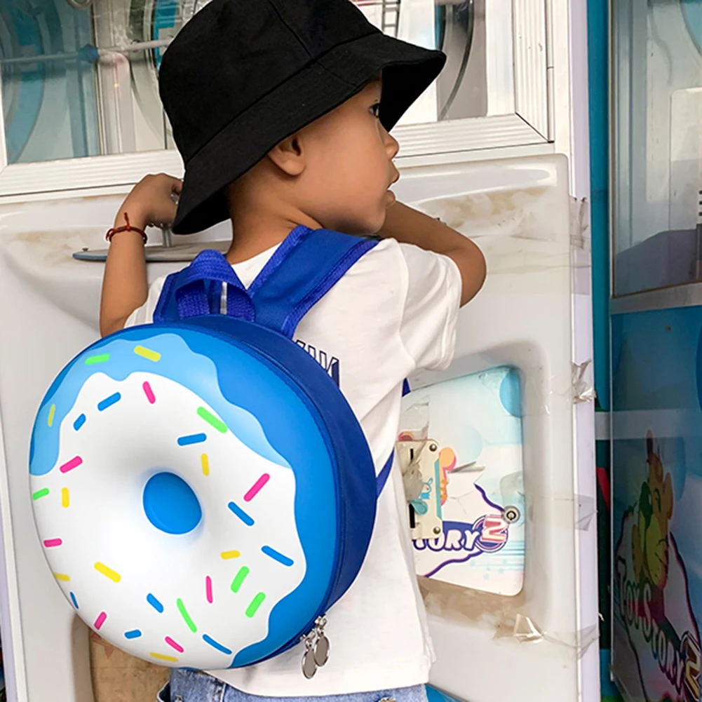 2021 New Kids Birthday Lovely Donut Rainbow Backpack Kids Kindergarten School Book Bag Casual Bagpack Vintage Bags for Children