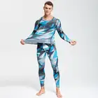 Мужское термобелье, комплект из 2 предметов, камуфляжный спортивный костюм ММА, футболка для бодибилдинга, XXXL