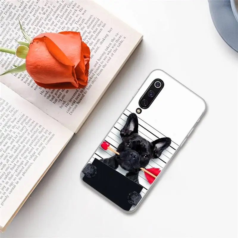 

Cute Funny French Bulldog Phone Case For xiaomi Redmi 5 5A plus 7A 8 note 2 3 4 5 5A 6 7 GO K20 A2