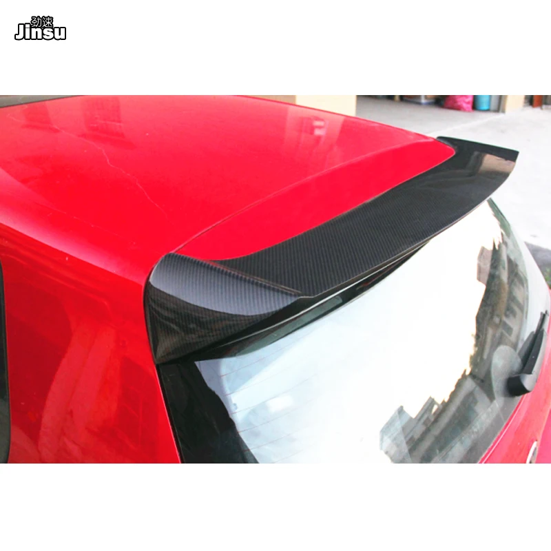 Для VW Golf 6 GTI 2009 2013 год БНР стиль углеродное волокно задний спойлер на крыше кабины