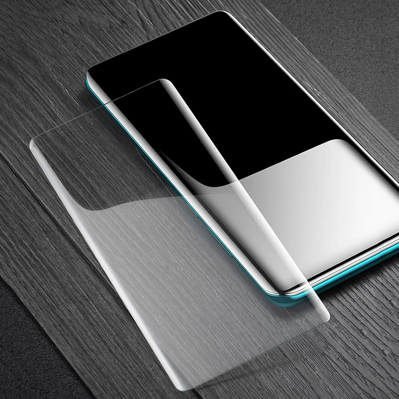 Закаленное стекло с жидким УФ-покрытием для Huawei P40 Pro + Защитная пленка экрана