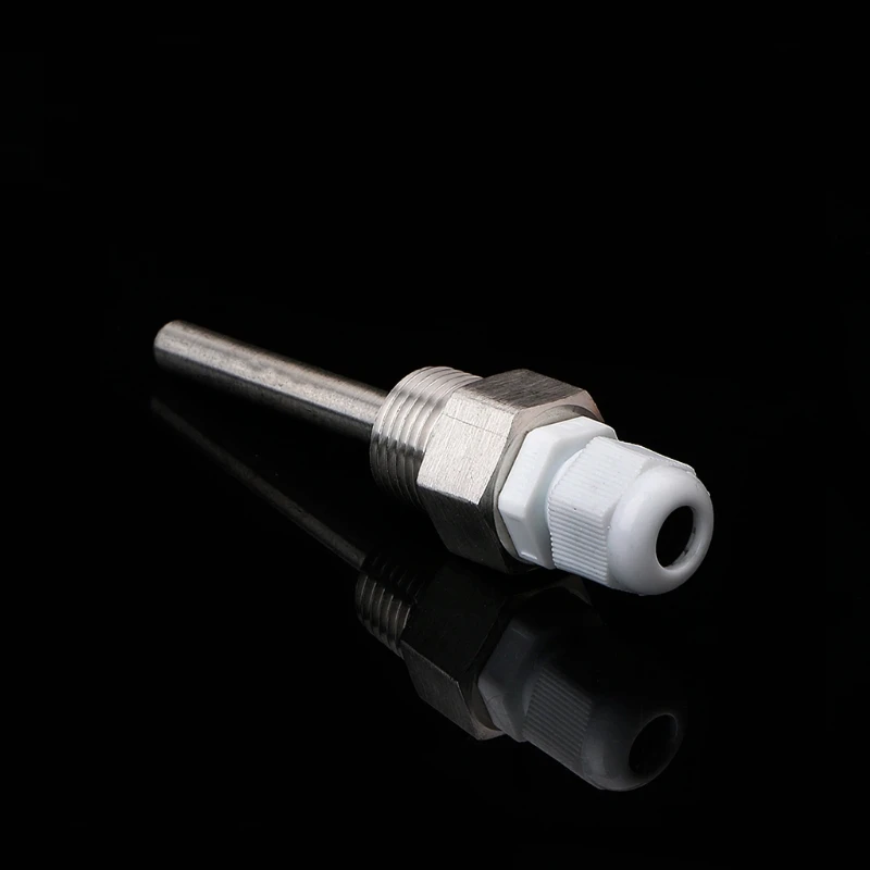 50mm 50-250 мм термопровод из нержавеющей стали 1/" NPT резьба для температурных датчиков - Цвет: 50mm