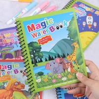 kids toys drawing set reusable magic water book board colorling sensory education for animal child toys