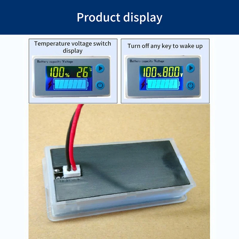 Универсальный вольтметр емкости аккумулятора Тестер Цифровой монитор