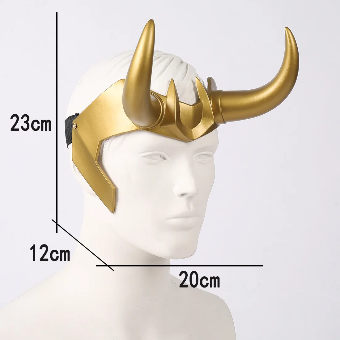 Шлем для косплея супергероев Loki ПВХ головной убор Бог зла костюм на Хэллоуин