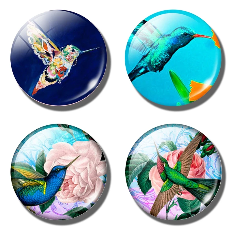 30 мм ручной работы декоративные магниты для холодильника синий магнит