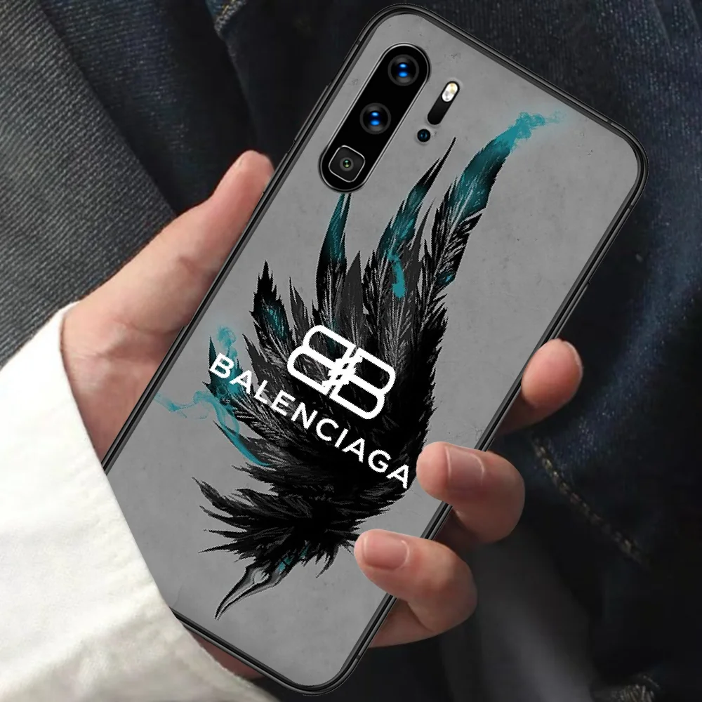 

Paris luxury brands Phone Case For HUAWEI P 9 10 20 30 40 Lite smart Pro Z 2019 Nova 5T 6 7 i black Shell Trend Hoesjes Pretty