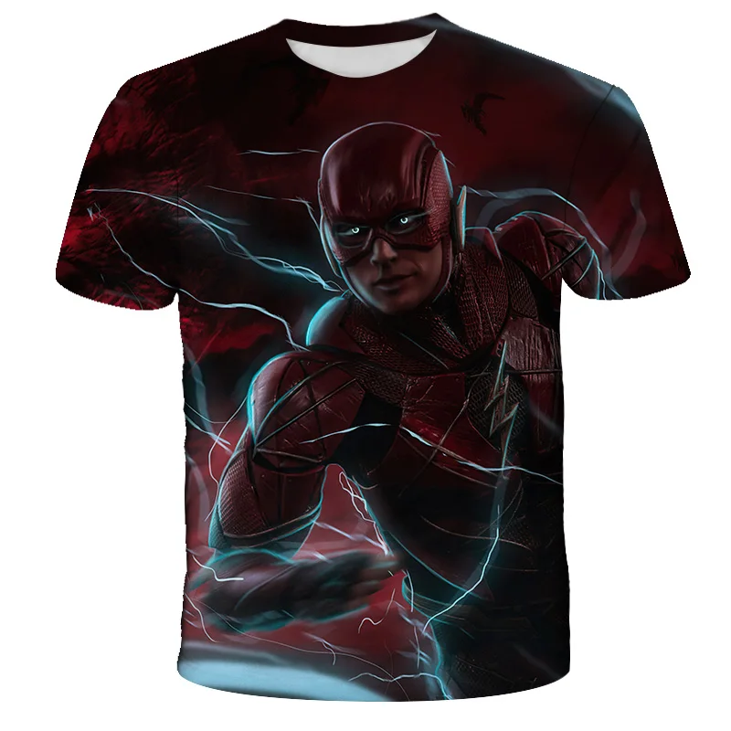 

2021 New Boy Girl 3D Printed T-shirt Summer Street Fashion Comfortable Short-Sleeved T-shirt 2021