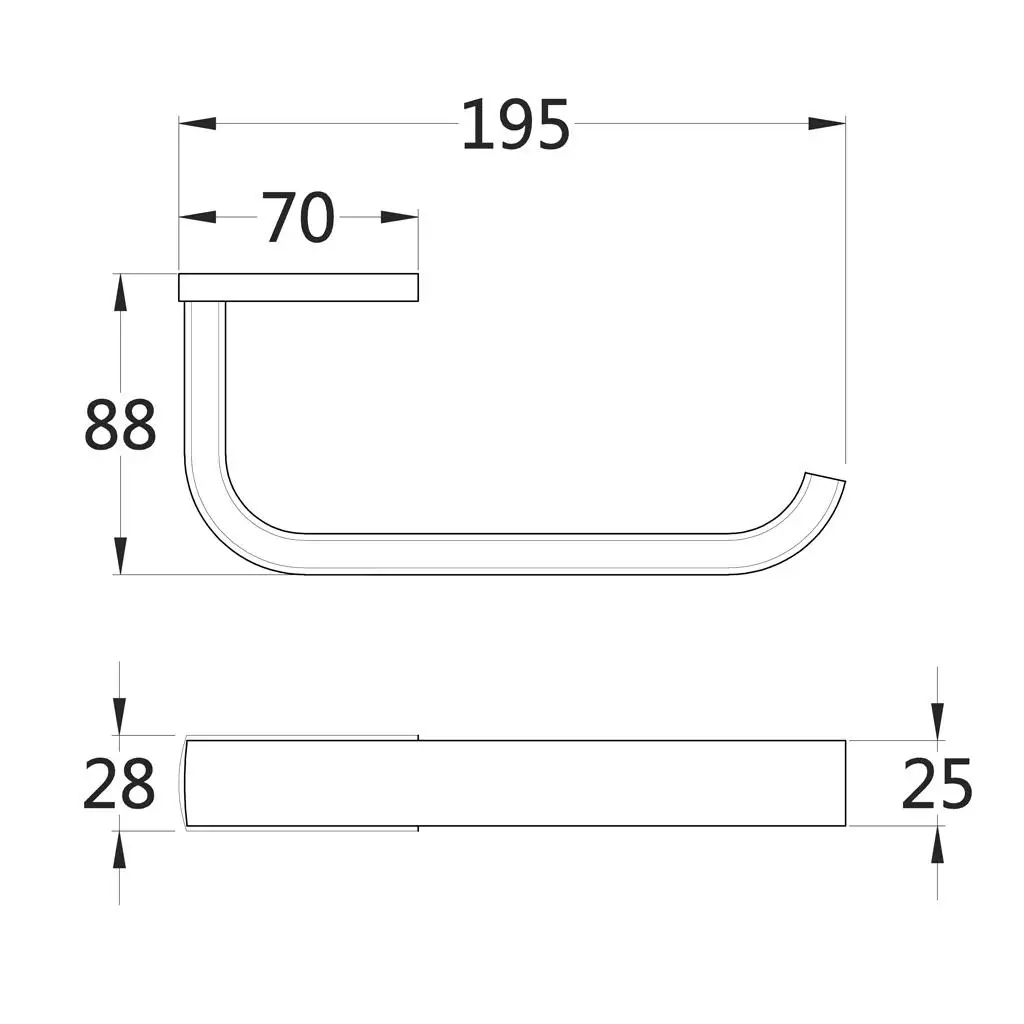 

Настенный держатель для полотенец из античной латуни, 2 шт